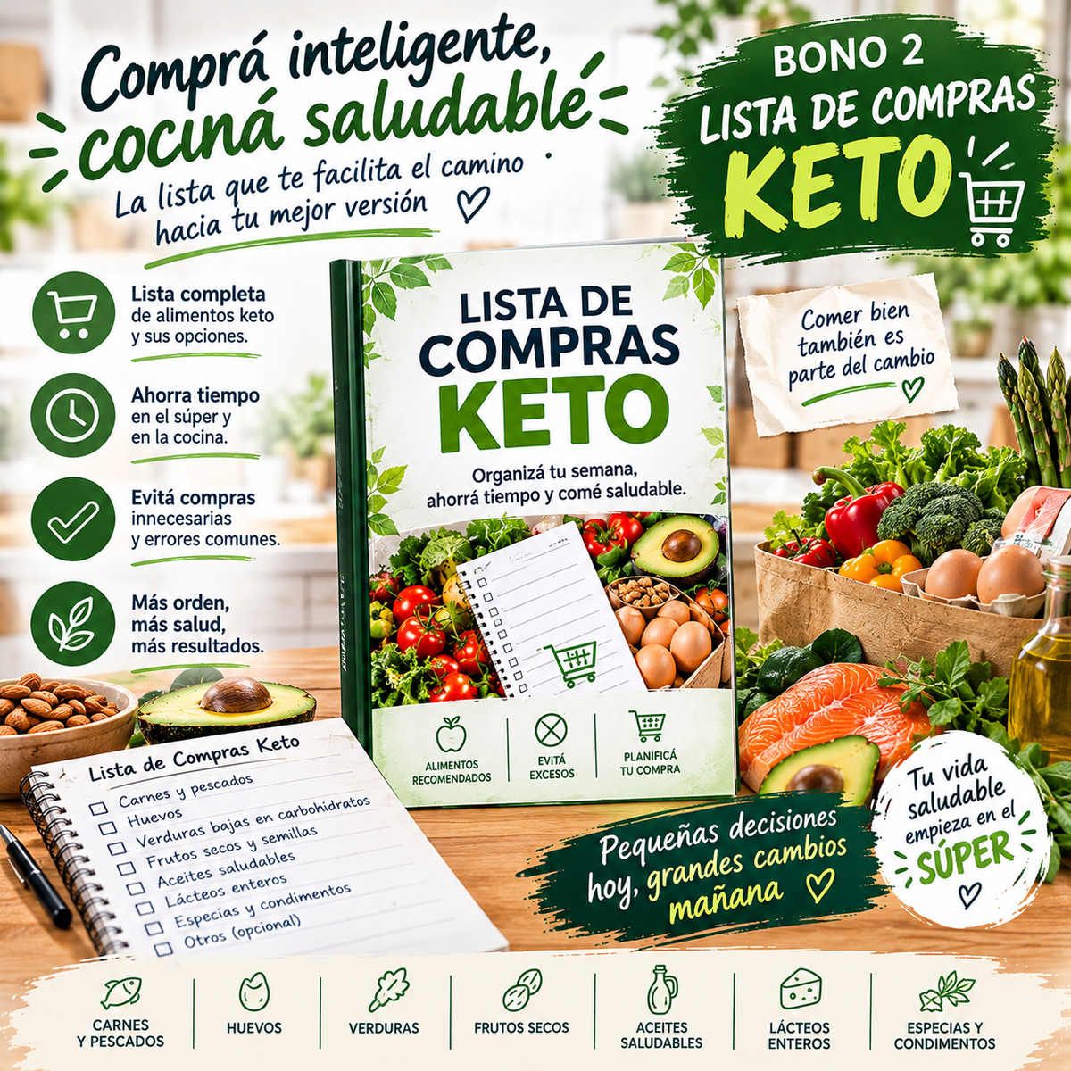 700 Recetas Saludables + 3 bonos de regalo