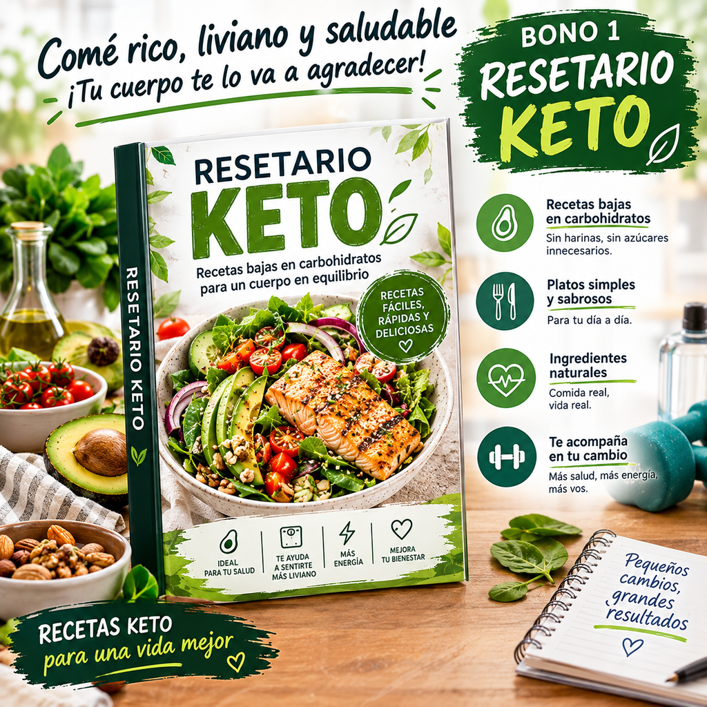 700 Recetas Saludables + 3 bonos de regalo